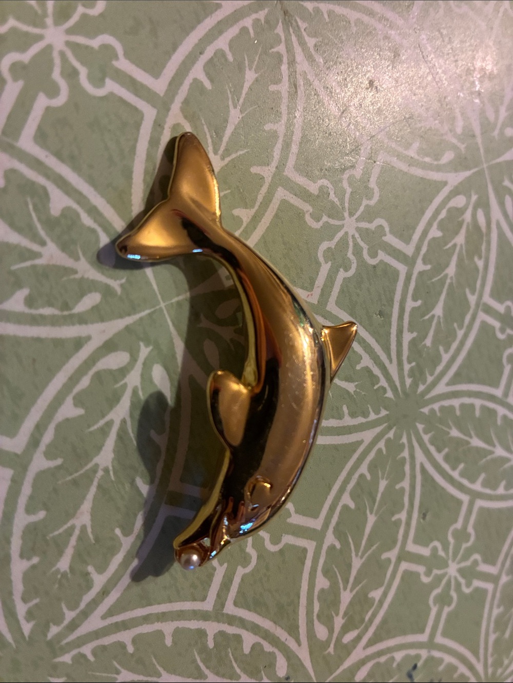 Vintage dolphin pin